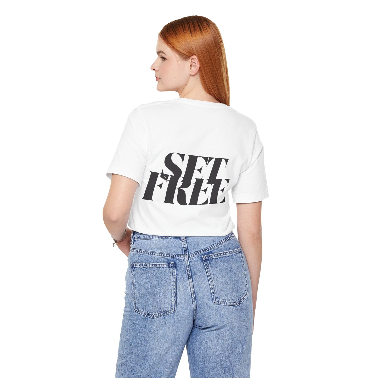 Inspirational Short Sleeve Tee - 'Who the Son Sets Free' John 8:36