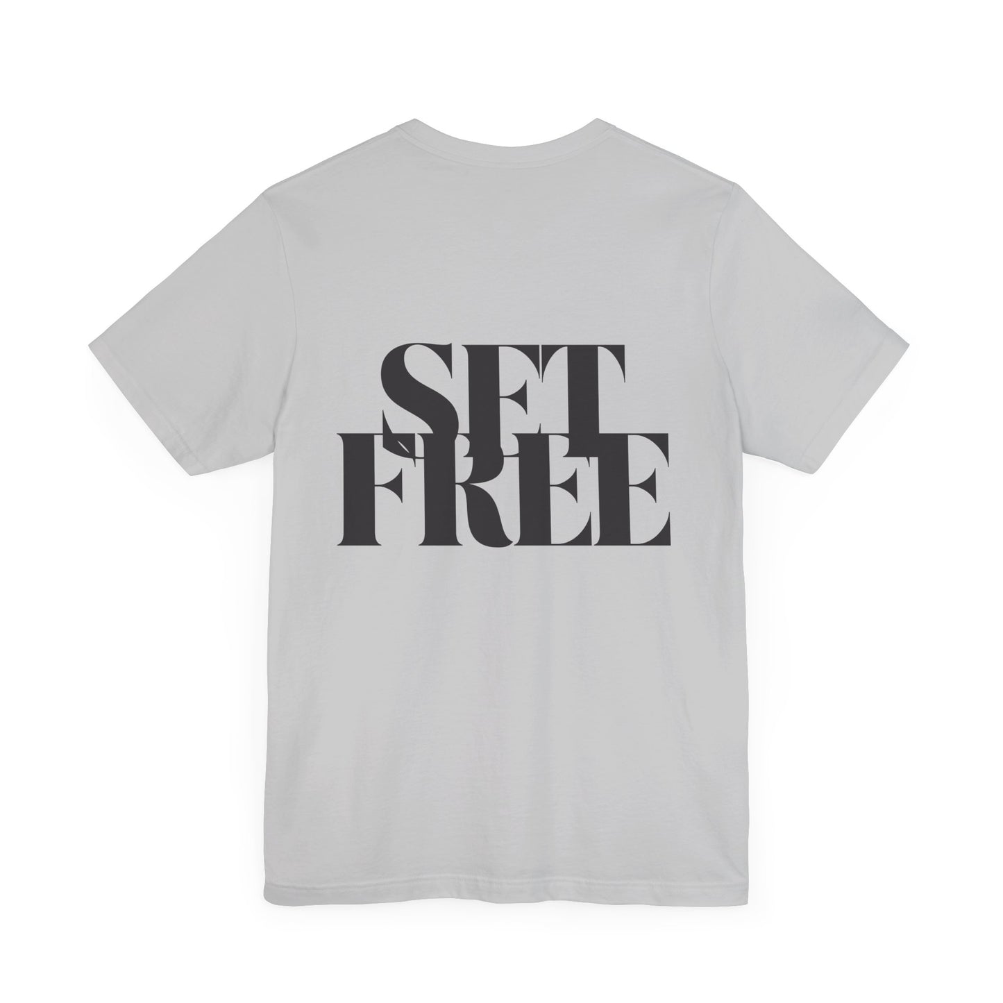 Inspirational Short Sleeve Tee - 'Who the Son Sets Free' John 8:36