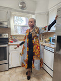 Harusi Kimono, Midi Length African Print Jacket