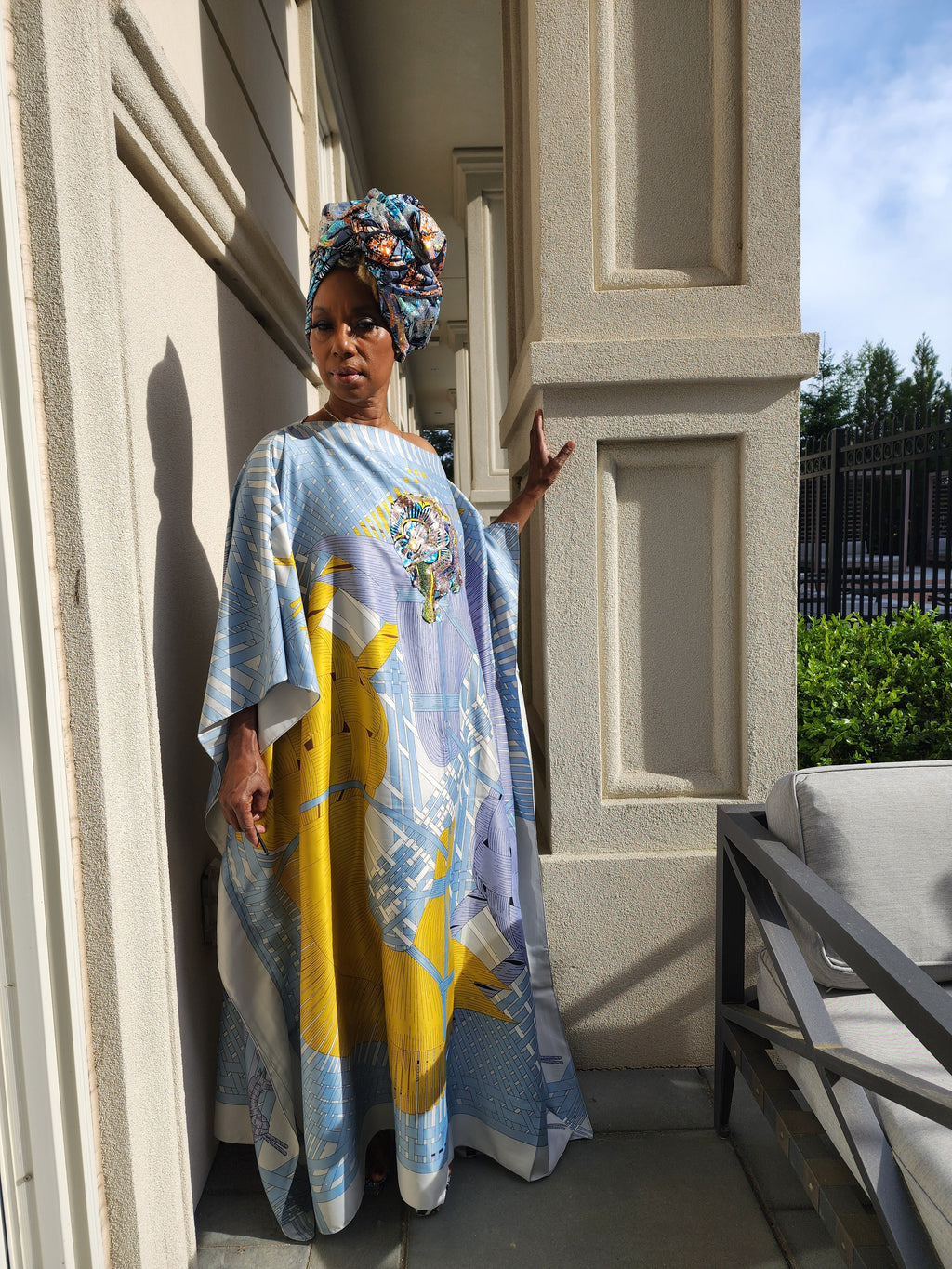 LiiLiiGiirl Sequin Kaftan Dress