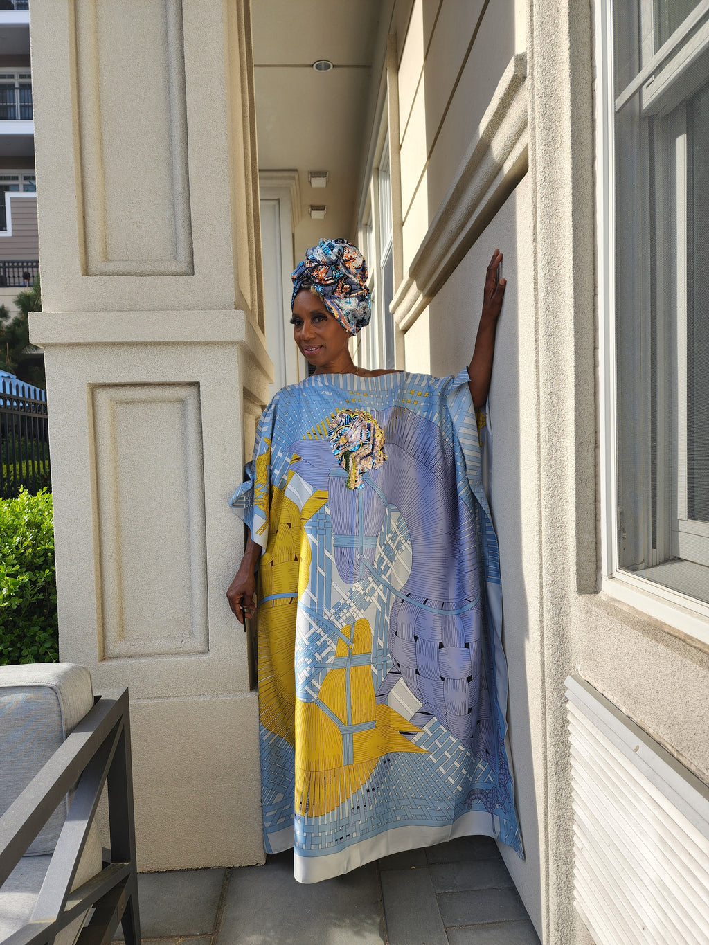 LiiLiiGiirl Sequin Kaftan Dress