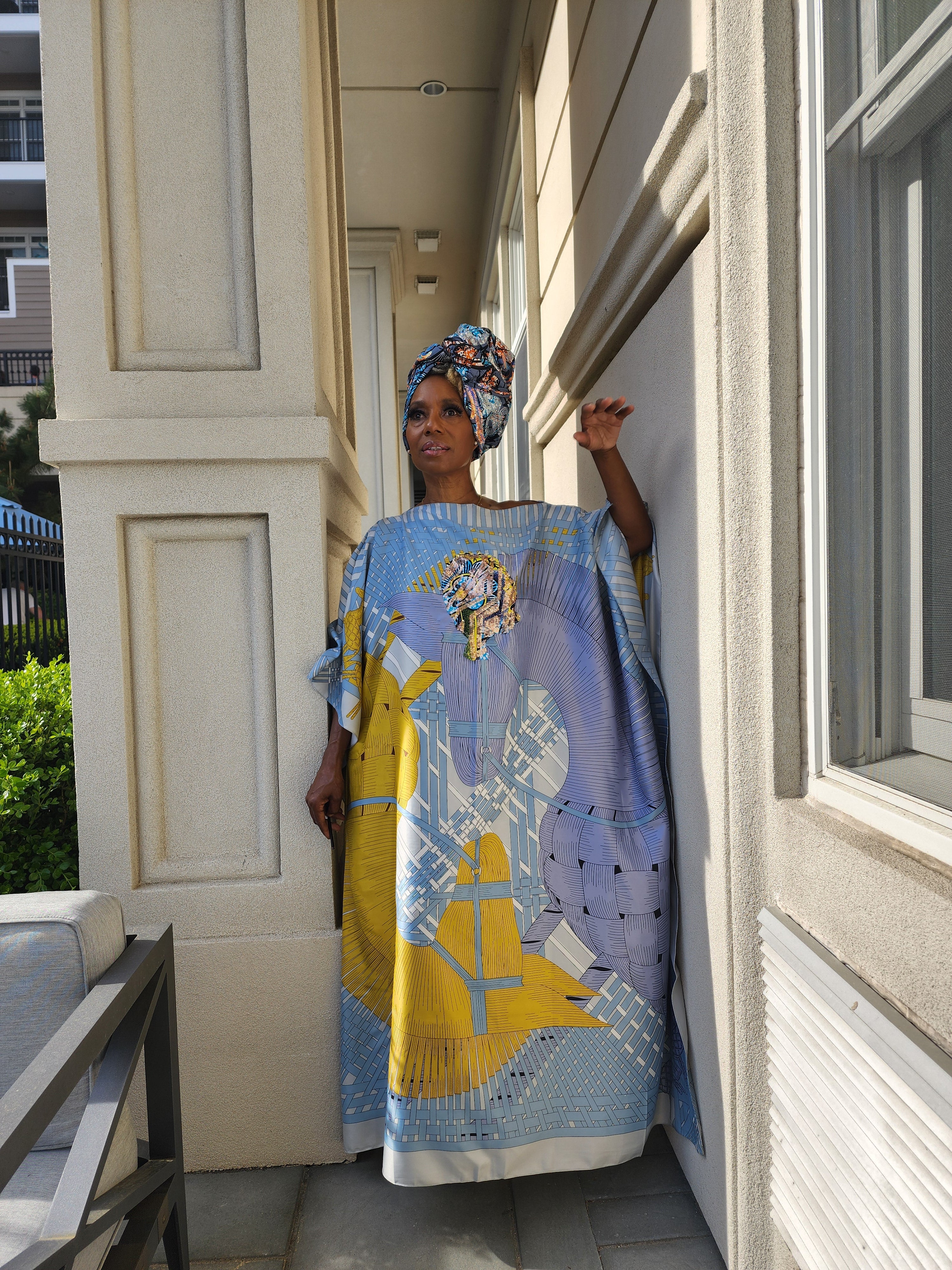 LiiLiiGiirl Sequin Kaftan Dress