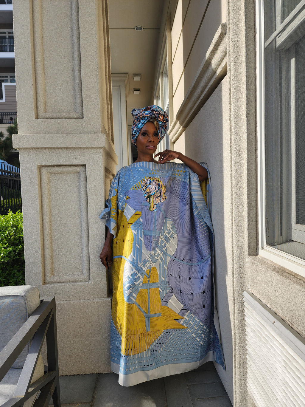 LiiLiiGiirl Sequin Kaftan Dress