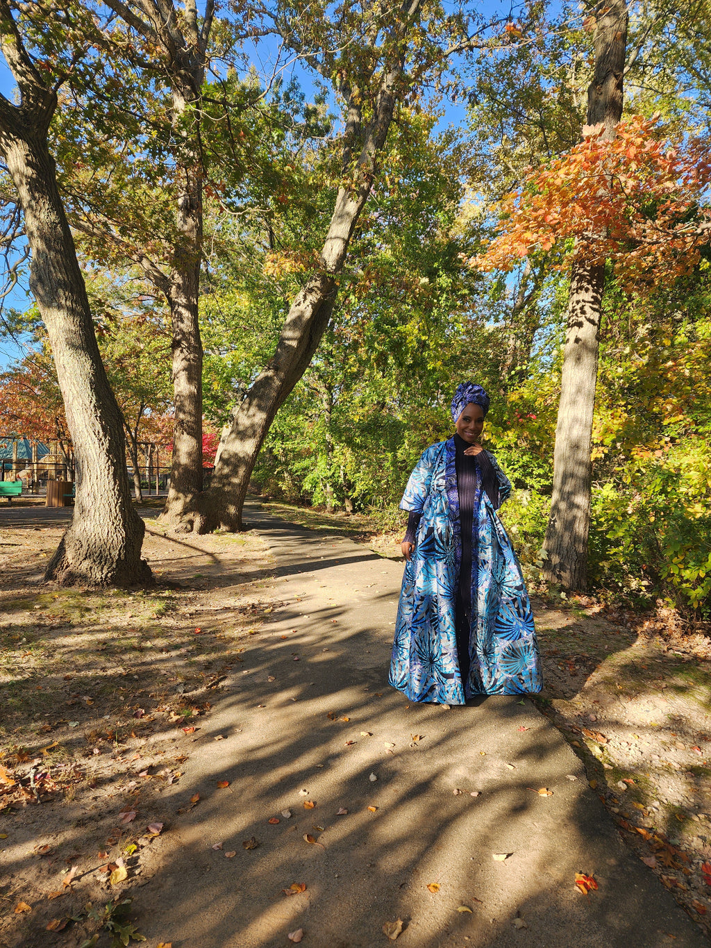 Glitter Harusi Kimono | Glitter African Wax Print Duster