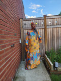 LiLiGirl Sequin Kaftan Dress – Flowy Vacation Maxi Dress, One Size Fits Most