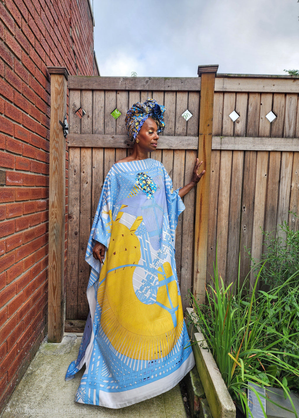 LiiLiiGiirl Sequin Kaftan Dress