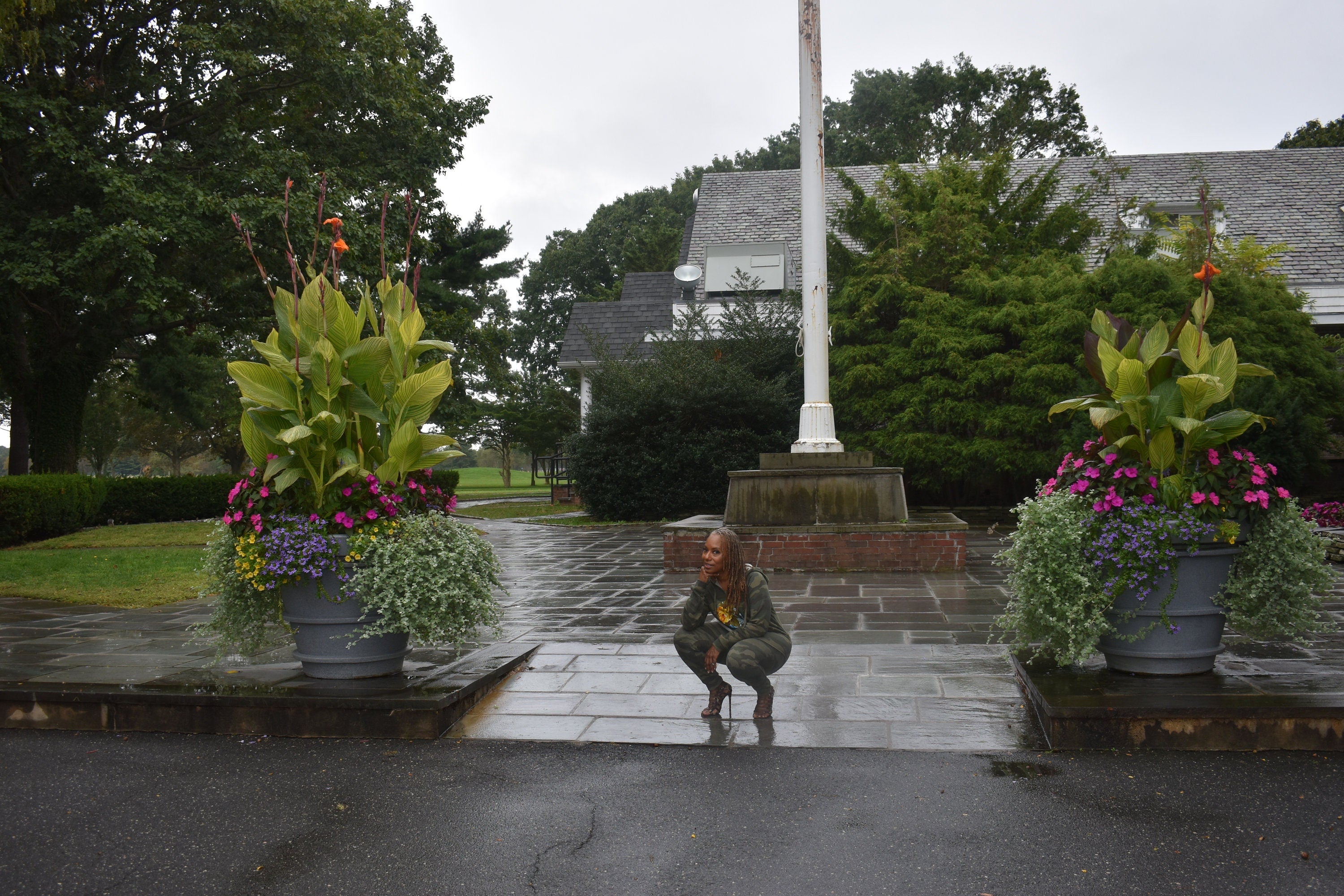 Camouflage Sweatsuit | Floral Afro Girl Hoodie, Fitted Joggers