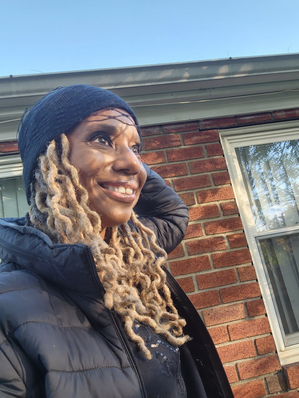 Handcrafted Merino Wool Sequin Veil Beanie Hat for Women, Warm and Stylish, LiiLiiGiirl Wool Beanie Hat