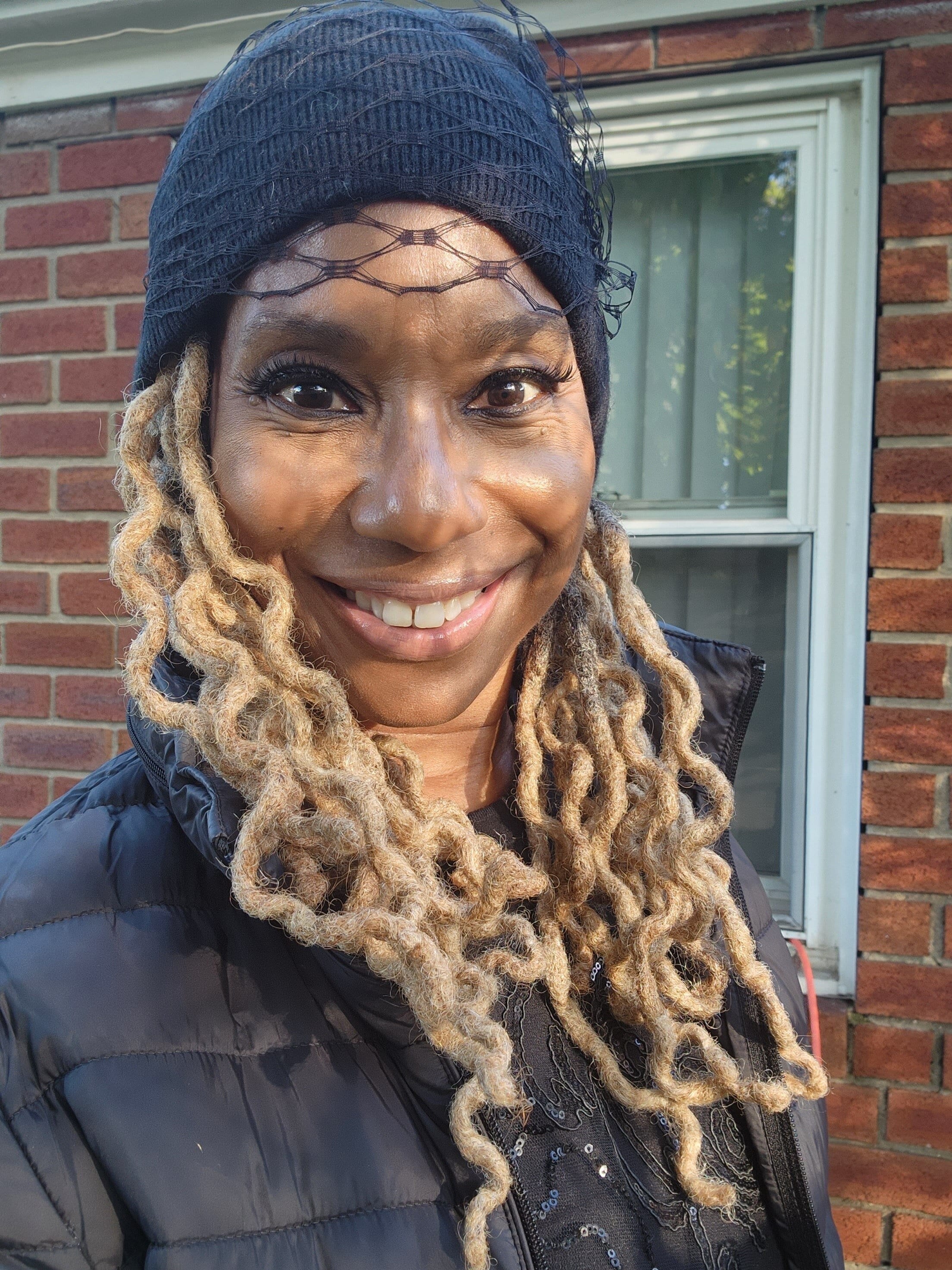 Handcrafted Merino Wool Sequin Veil Beanie Hat for Women, Warm and Stylish, LiiLiiGiirl Wool Beanie Hat