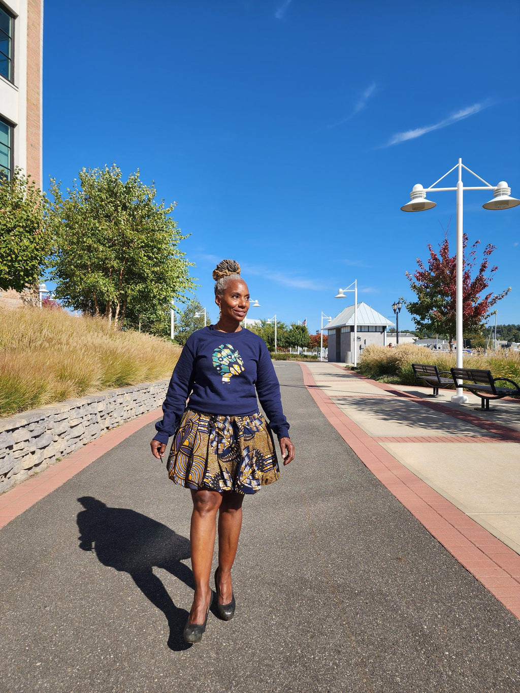 Crewneck Pullover Fleece Sweatshirt, Boho Festival Seeatshirt, LiiLiiGiirl Sweatshirt