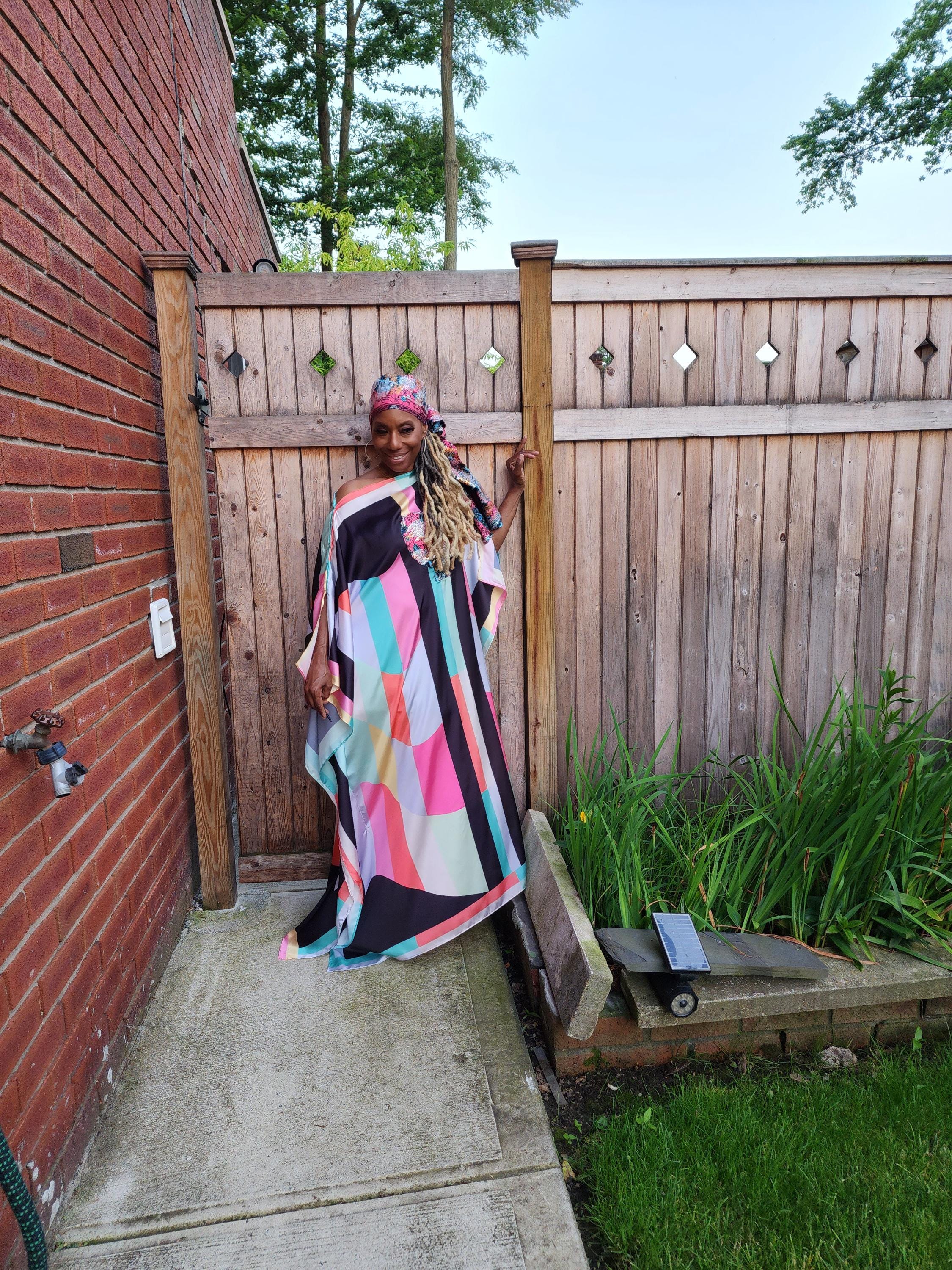 LiiLiiGiirl Sequin Kaftan Dress