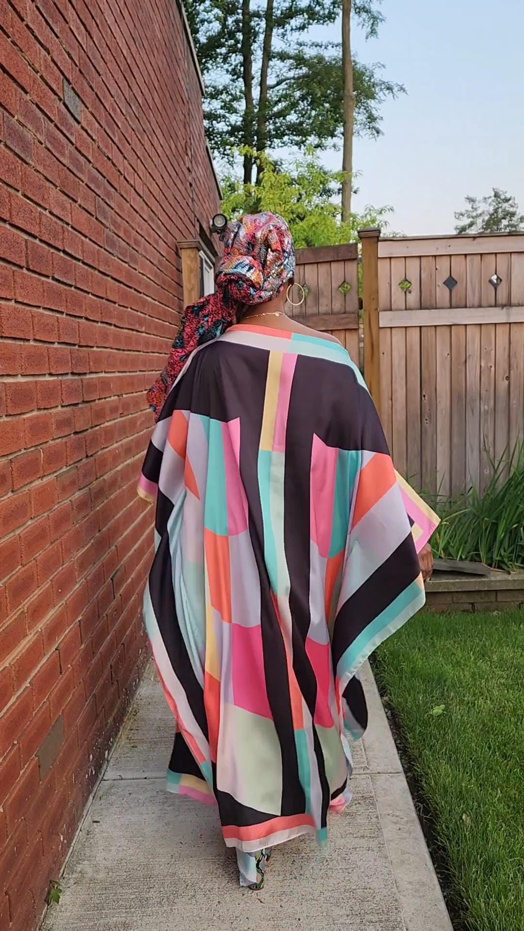 LiiLiiGiirl Sequin Kaftan Dress