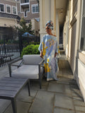 Sequin Afro-Girl Kaftan Dress – Luxury Vacation Gift, Handmade, One Size Fits Most