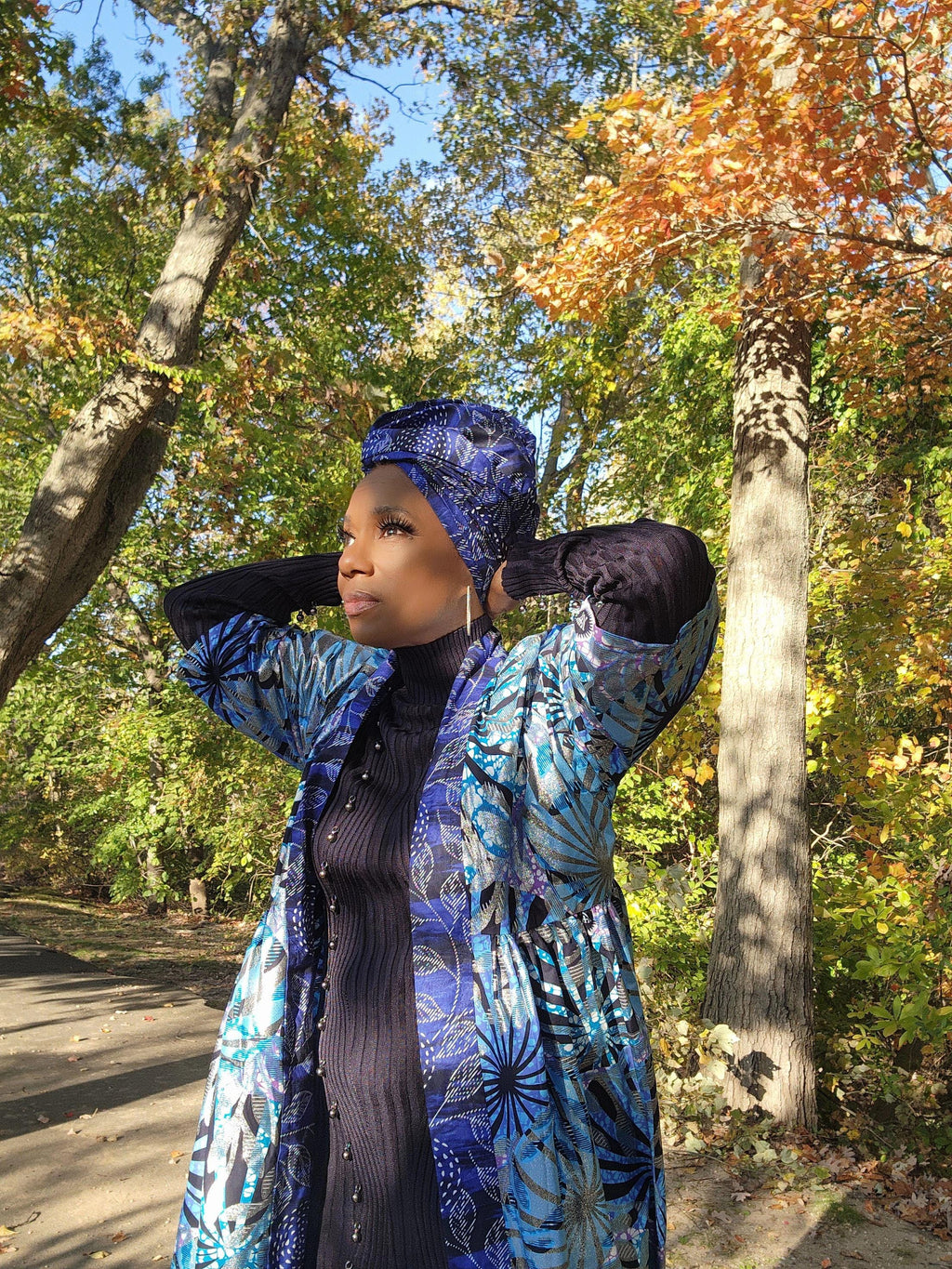 LiLi Wrap, Colorful African Print Cotton Headwrap or Bandeau Top for Women