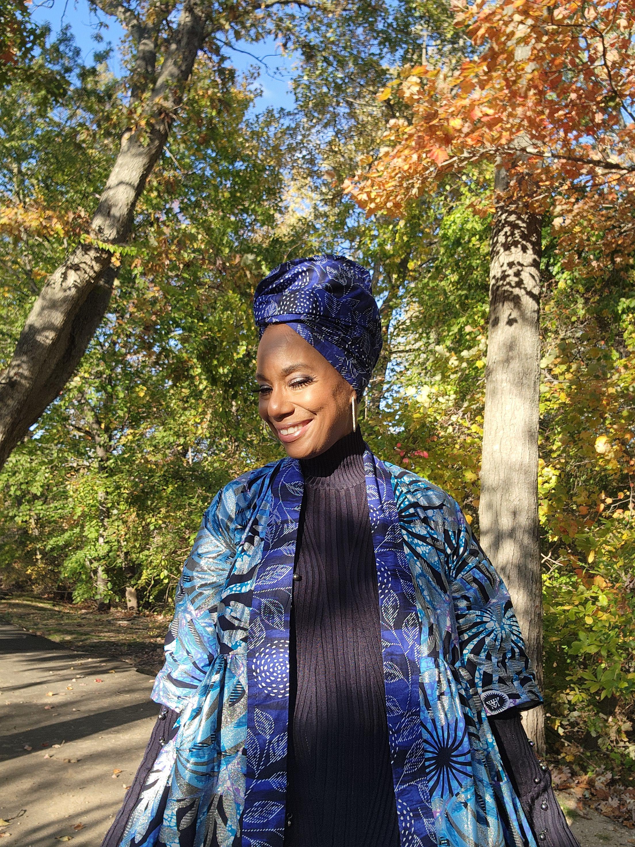 LiLi Wrap, Colorful African Print Cotton Headwrap or Bandeau Top for Women