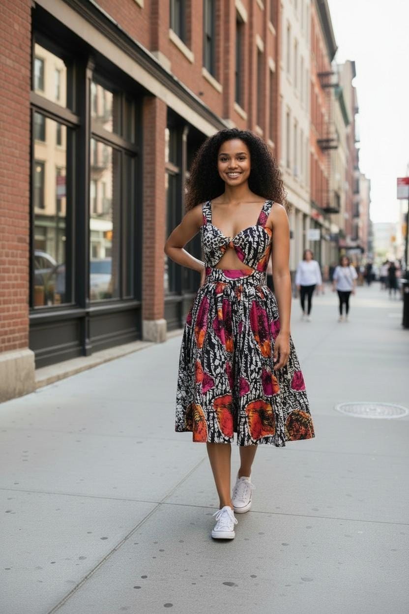Floral Skirt Set: Boho Bandeau Crop Top, High-Waist Skirt – Li Li's Creations