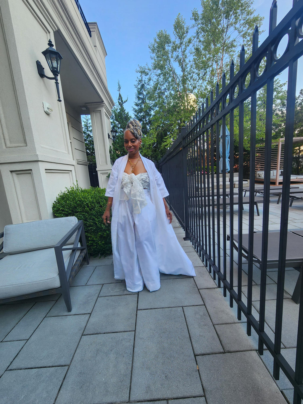 White Linen Wide Leg Trousers, High Waist Pleated Pants, Handmade Ursula Style