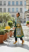 Sequin Embroidered African Wax Kimono: Bridal Robe, Harusi Duster
