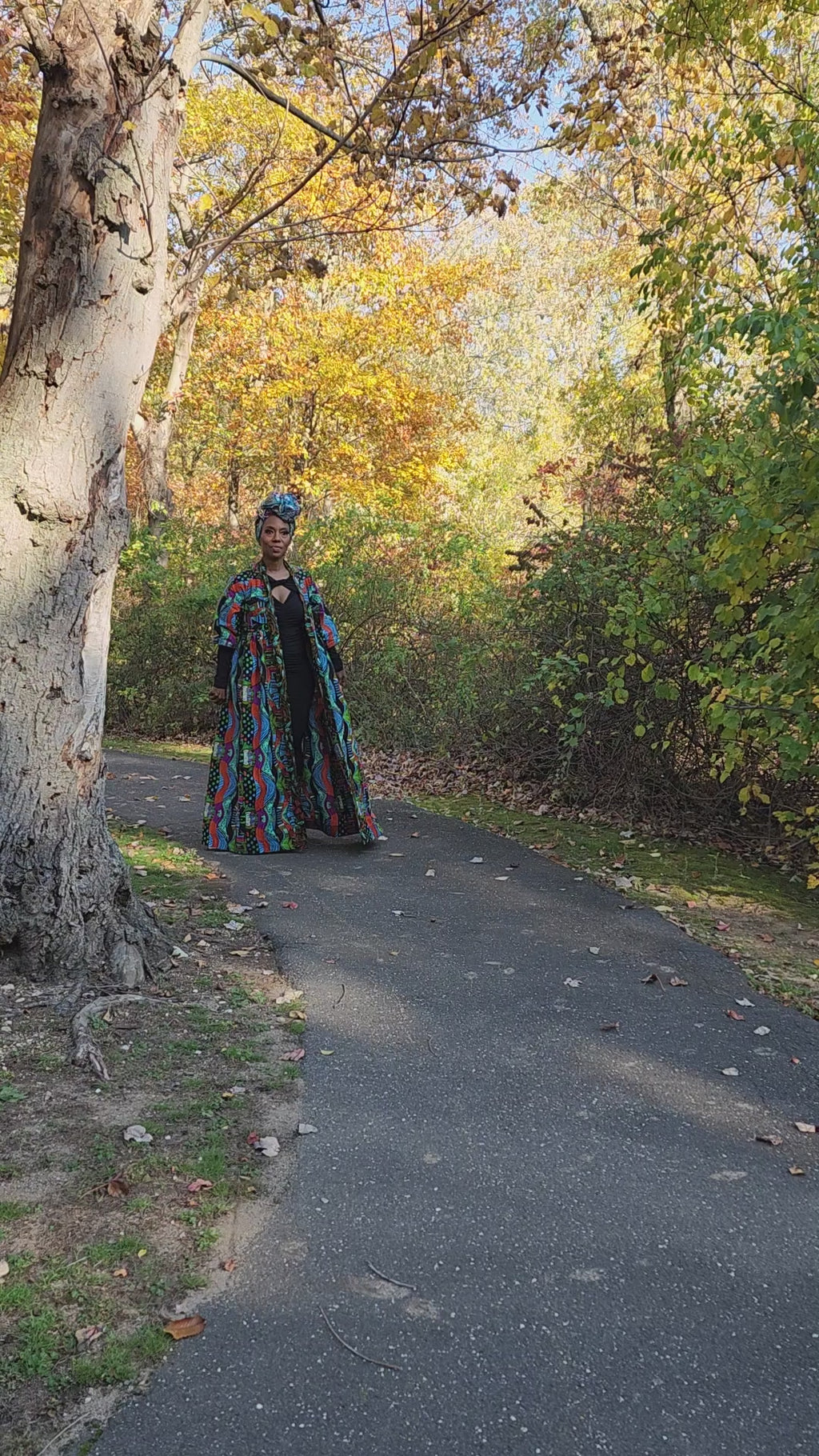 Harusi Kimono | Multi-Color African Print Duster