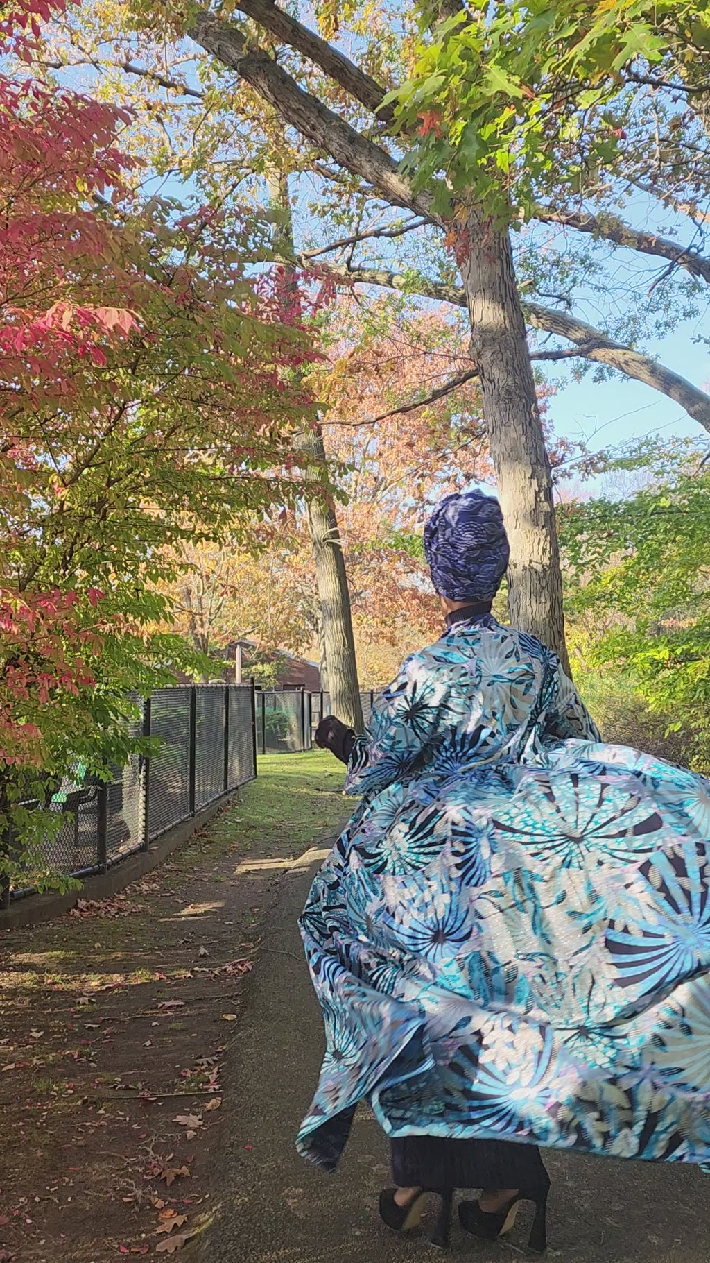 Glitter Harusi Kimono | Glitter African Wax Print Duster