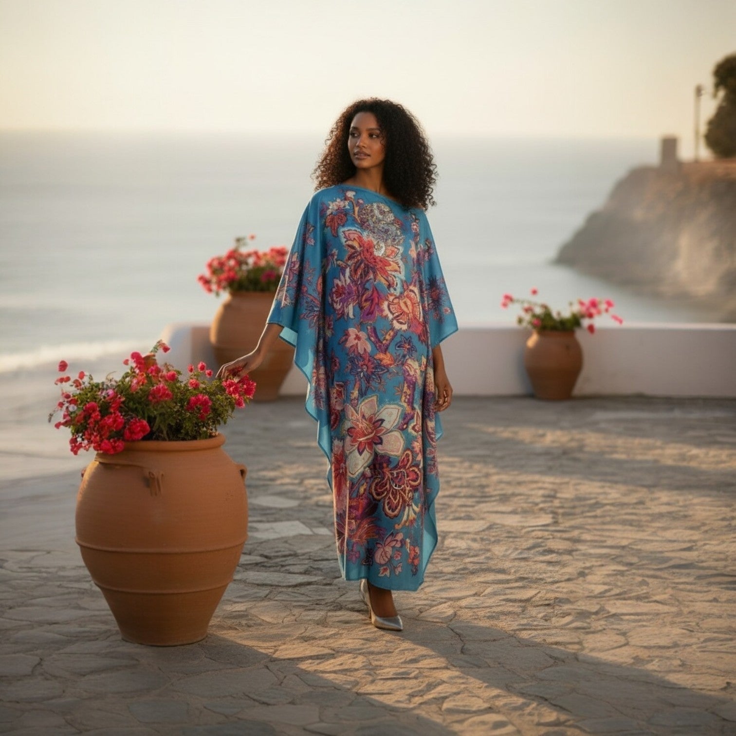 sequin kaftan dress Women's Luxury Embellished Mesh Maxi with Leaf Emb FineLook Crafted from sustainable deadstock fabric and featuring a chic V Gunmetal Sequin Caftan Kaftan Dress