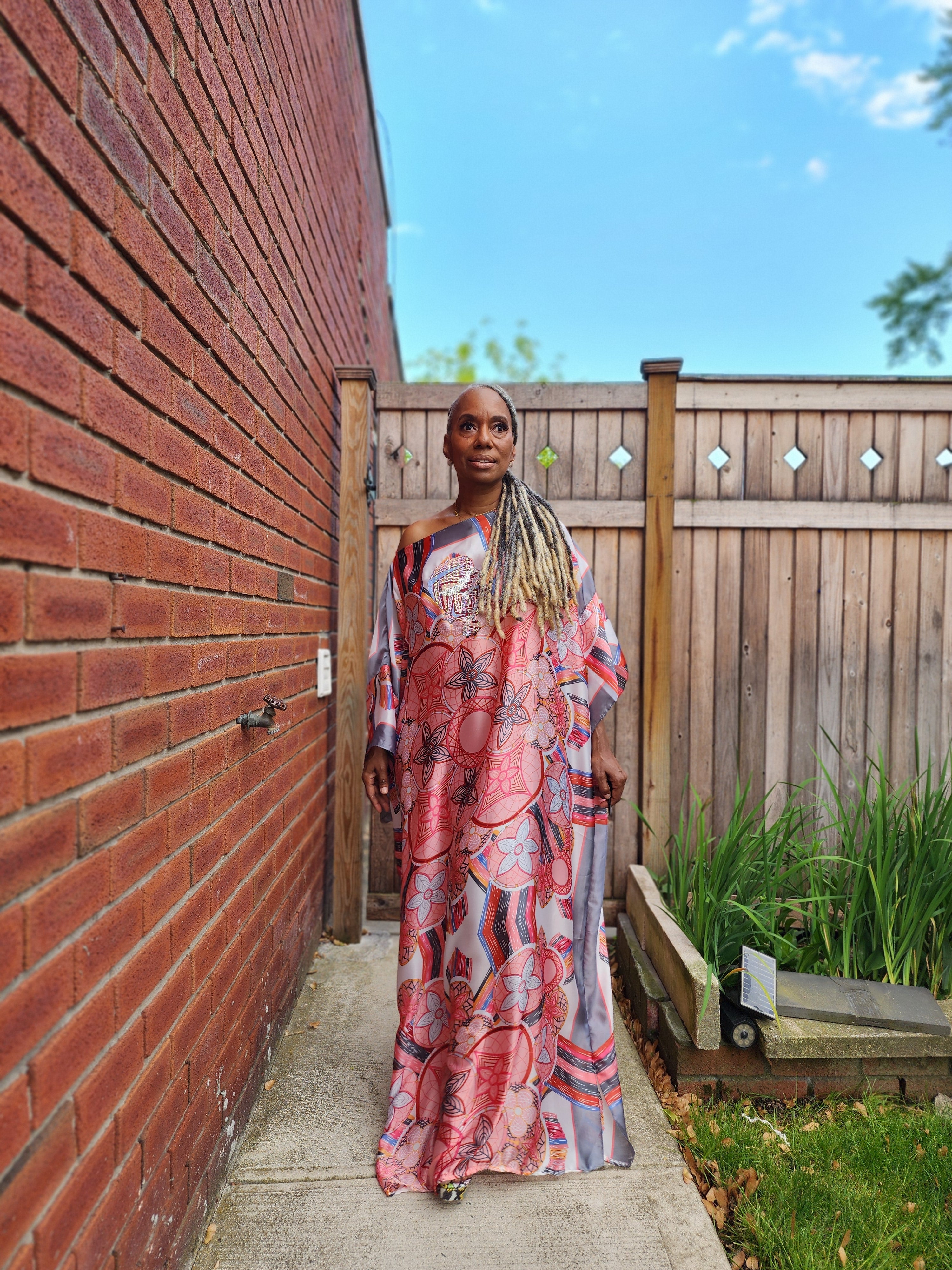 LiLiGirl Sequin  Afro-Girl  Kaftan  Dress