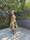 Neema Camouflage  Halter Dress