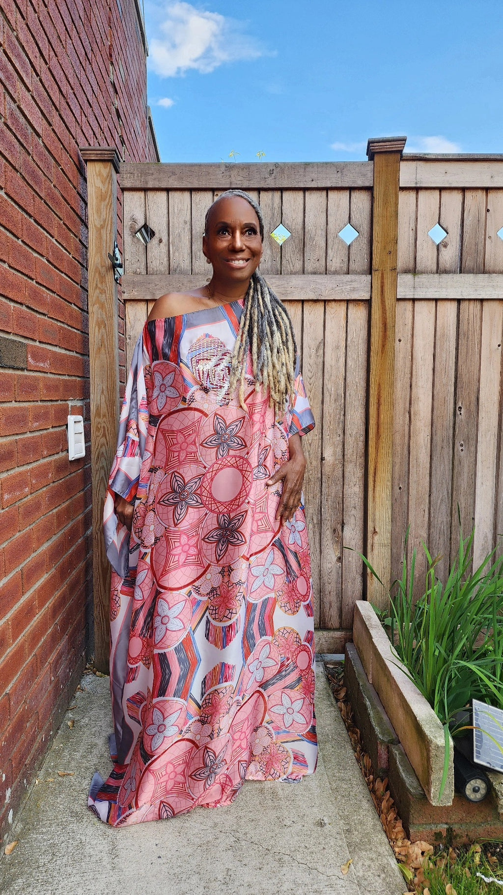 LiLiGirl Sequin  Afro-Girl  Kaftan  Dress