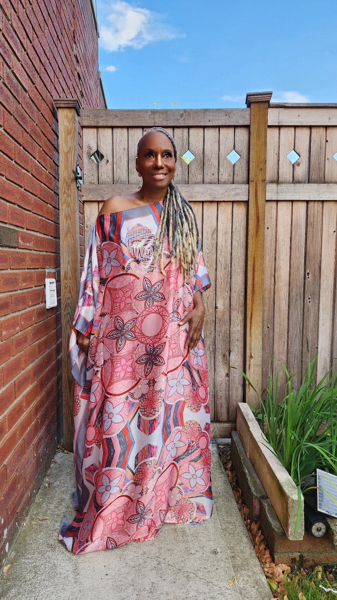 LiLiGirl Sequin  Afro-Girl  Kaftan  Dress