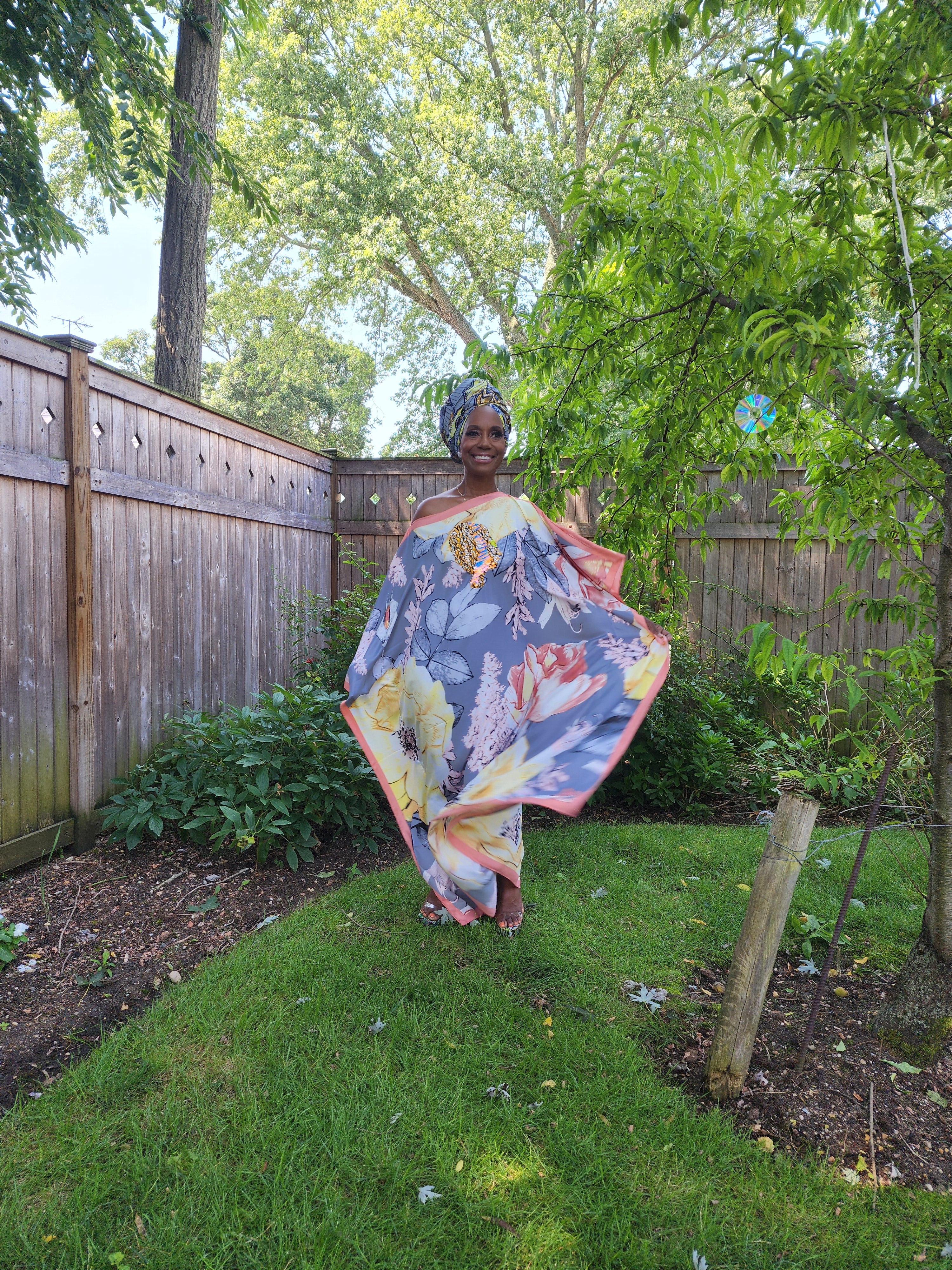 Sequin Afro-Girl Kaftan Dress - LiiLiiGiirl - One Size