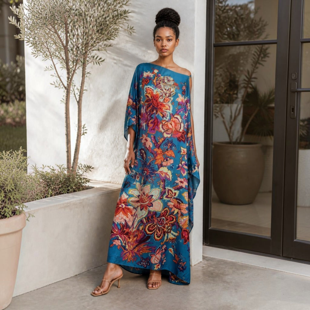 Sequin Afro-Girl Kaftan Dress - LiiLiiGiirl - One Size Fits Most