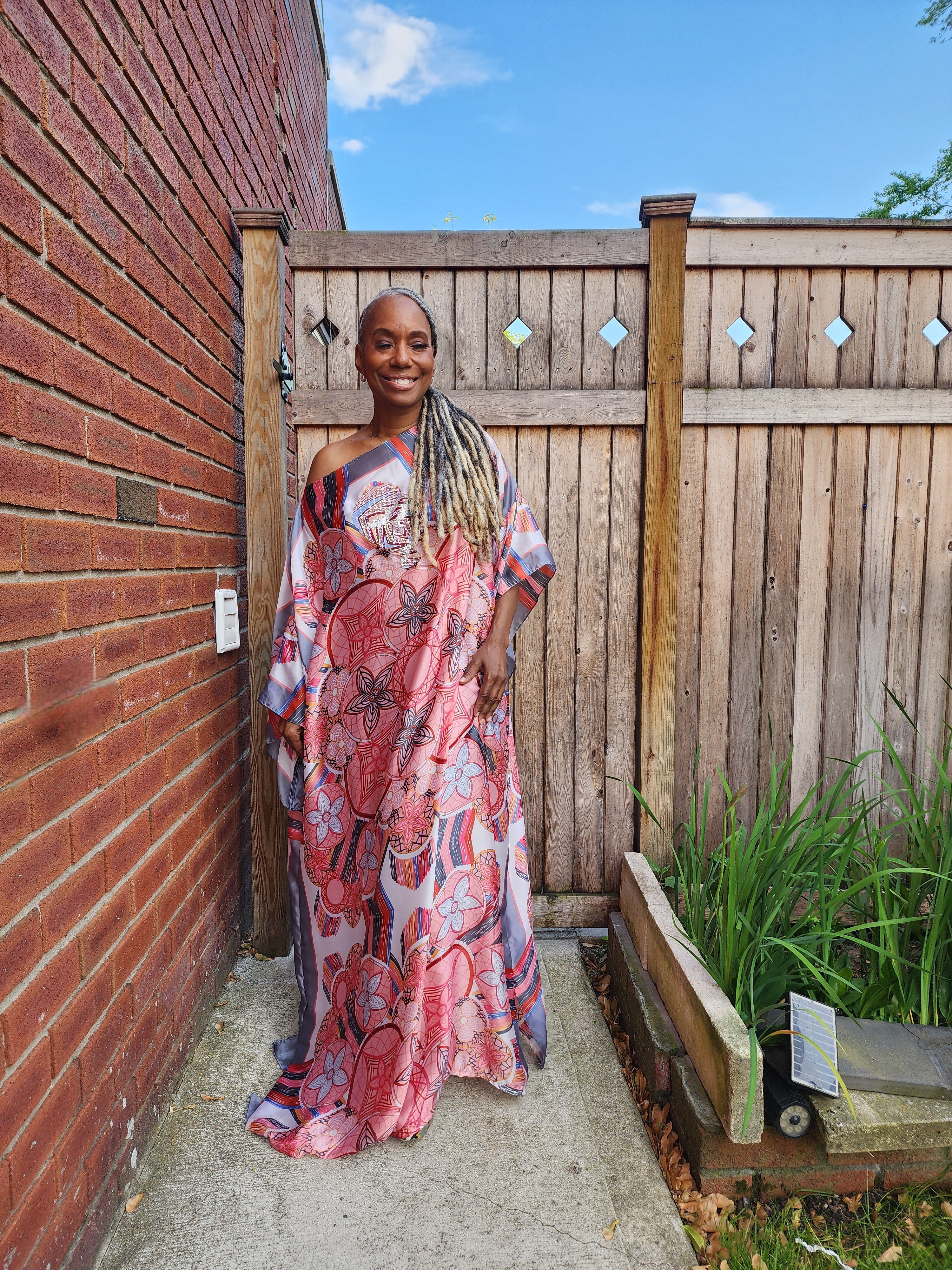 LiLiGirl Sequin  Afro-Girl  Kaftan  Dress
