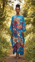 Sequin Afro-Girl Kaftan Dress - LiiLiiGiirl - One Size Fits Most