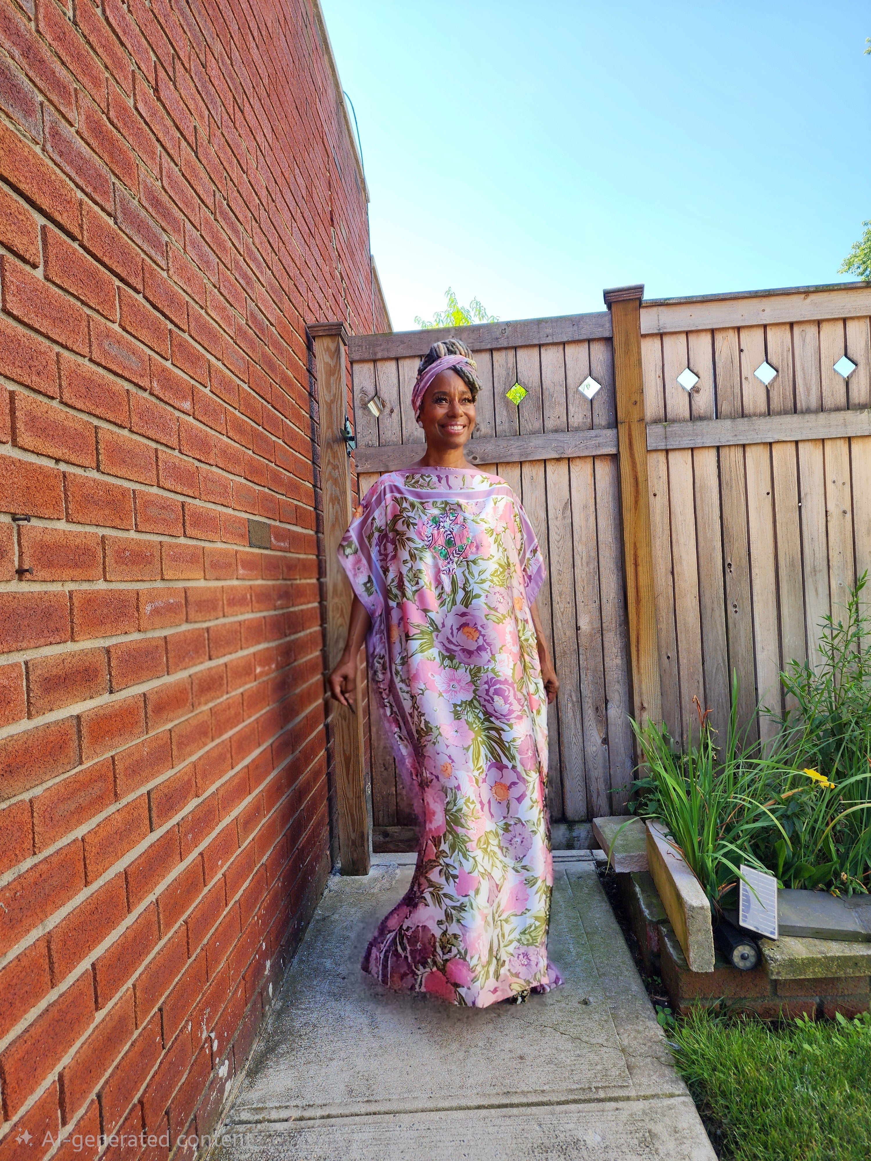 LiLiGirl Sequin Afro-Girl Kaftan Dress – Luxury Vacation Gift