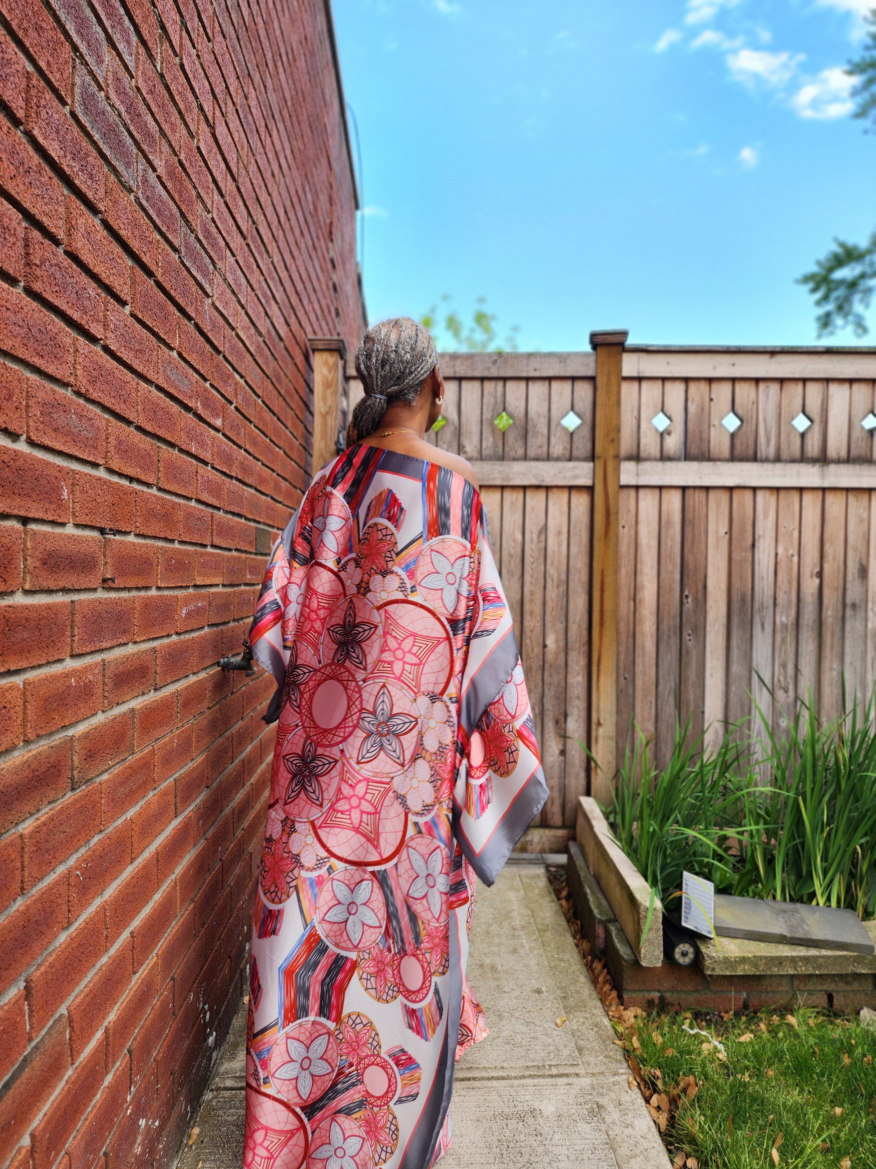 LiLiGirl Sequin  Afro-Girl  Kaftan  Dress